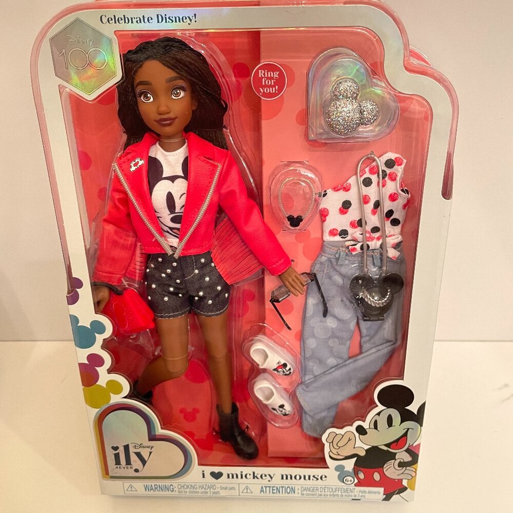 Disney ily 4EVER 11.5" Doll 100 Mickey Mouse 2 Complete Outfits Mix & Match NEW